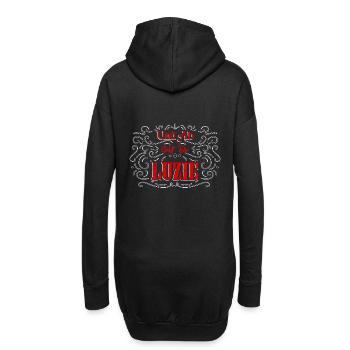 Et c'est parti la Luzie - Sweat-shirt à capuche long Femme - noir - Dos