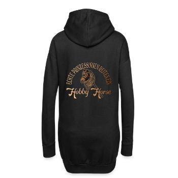 Hobby Horse Steckenpferd Horsing Pferde Geschenk - Hoodie-Kleid - Schwarz - Hinten