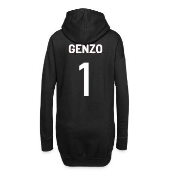 Genzo wakabayashi gardien de but - Sweat-shirt à capuche long Femme - noir - Dos