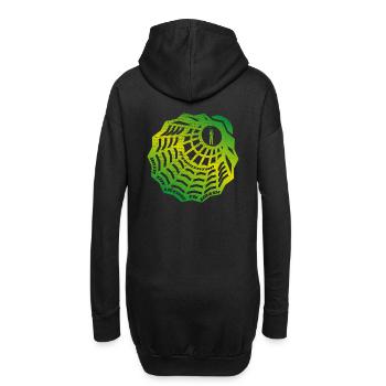 Badminton (License-To-Smash-Edition) - Hoodie-Kleid - Schwarz - Hinten