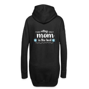 Ma mère est la meilleure - Sweat-shirt à capuche long Femme - noir - Dos