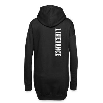 Linedance Line Dance Paartanz Westerntanz Geschenk - Hoodie-Kleid - Schwarz - Hinten