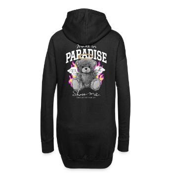 Ours Fabriqué au Paradis - Sweat-shirt à capuche long Femme - noir - Dos