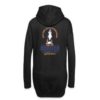 Das Sind Keine Hundehaare Berner Sennenhund - Hoodie-Kleid - Schwarz - Hinten