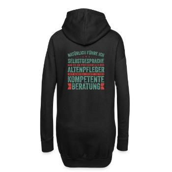 Altenpfleger witziger Spruch für die Arbeit Beruf - Hoodie-Kleid - Schwarz - Hinten