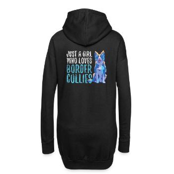 Expression artistique unique de la - Sweat-shirt à capuche long Femme - noir - Dos