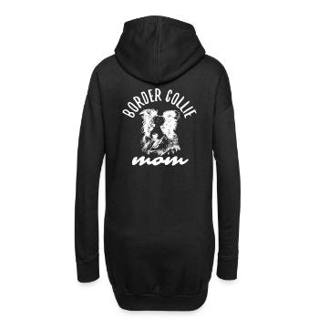 Einzigartige kreative Kunst für Border - Hoodie-Kleid - Schwarz - Hinten