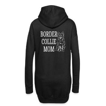Einzigartiges - Hoodie-Kleid - Schwarz - Hinten