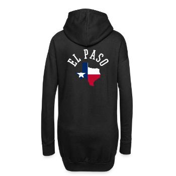 El Paso Patriot USA Drapeau Homeland Pride Design - Sweat-shirt à capuche long Femme - noir - Dos