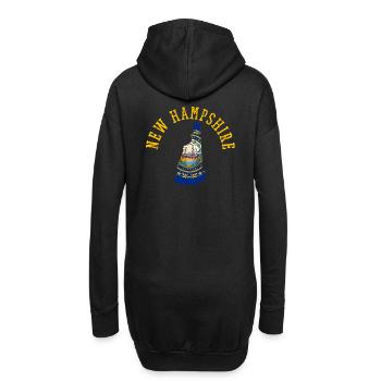 New Hampshire Patriot USA Drapeau Conception de l’État d’origine - Sweat-shirt à capuche long Femme - noir - Dos