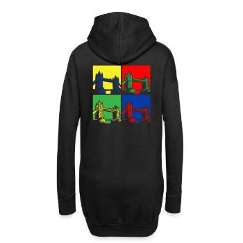 London Bridge - Hoodie-Kleid - Schwarz - Hinten