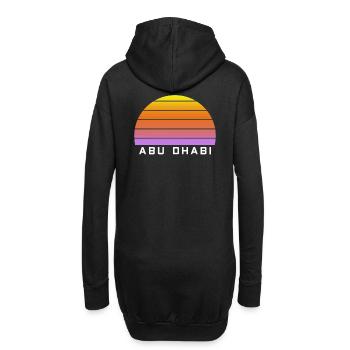 Erleben Sie den Geist der Vereinigten Arabischen - Hoodie-Kleid - Schwarz - Hinten
