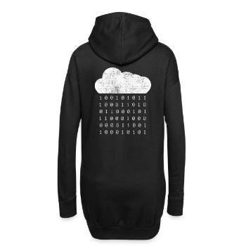 Découvrez la joie des mathématiques avec - Sweat-shirt à capuche long Femme - noir - Dos
