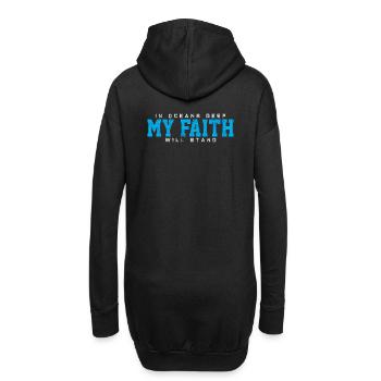 Team Jesus Faith Inspired Bible Verse Design - Hoodie-Kleid - Schwarz - Hinten