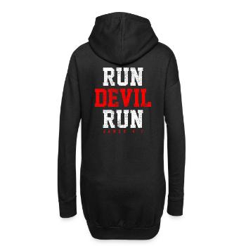 Team Jesus Umarme deinen Glauben mit - Hoodie-Kleid - Schwarz - Hinten