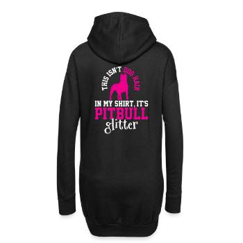 Das ist kein Hundehaar, es ist Pitbull-Glitzer - Hoodie-Kleid - Schwarz - Hinten