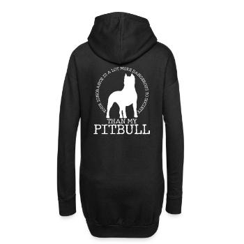 Exprimez votre amour pour Pitbull dès aujourd’hui - Sweat-shirt à capuche long Femme - noir - Dos