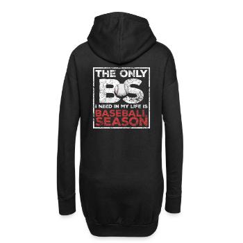 Dicton de saison de baseball sportif amusant pour - Sweat-shirt à capuche long Femme - noir - Dos