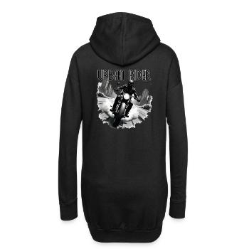 Urban Rider - Design de moto rétro élégant - Sweat-shirt à capuche long Femme - noir - Dos