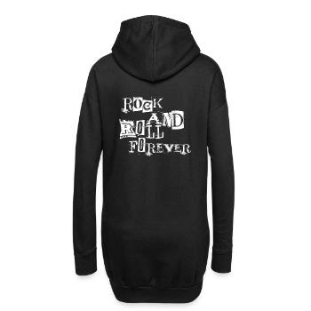 Rock and Roll Forever - Rock éternel - Sweat-shirt à capuche long Femme - noir - Dos