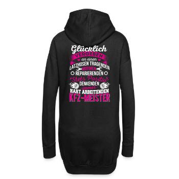 KFZ-Meister Mechatroniker - Hoodie-Kleid - Schwarz - Hinten