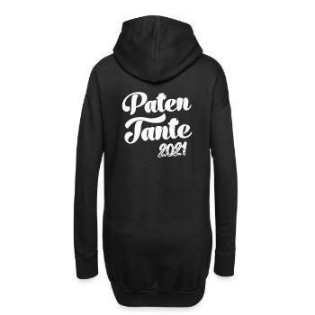 Patentante 2021 Patentante Tante Lieblingstante - Hoodie-Kleid - Schwarz - Hinten