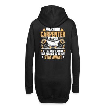 Carpenter Carpenter Carpentry Carpenter - Hoodie Dress - black - Back
