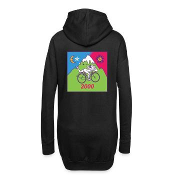 Albert Hofmann LSD 2000 - Hoodie-Kleid - Schwarz - Hinten