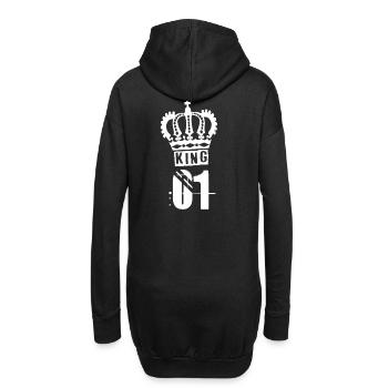KING - Hoodie-Kleid - Schwarz - Hinten