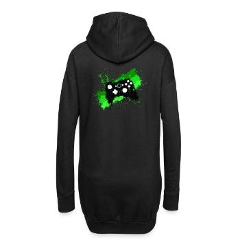 Box Graffiti Gamer - Sweat-shirt à capuche long Femme - noir - Dos