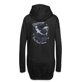 Le meilleur de la mer Rouge - Sweat-shirt à capuche long Femme - noir - Dos