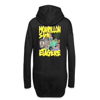 Mourillon auf dem Regal Toulon - Hoodie-Kleid - Schwarz - Hinten