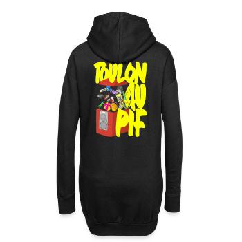 Toulon im Pif - Hoodie-Kleid - Schwarz - Hinten