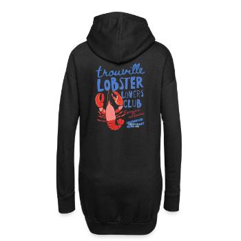 Trouville Lobster Lovers Club - Sweat-shirt à capuche long Femme - noir - Dos