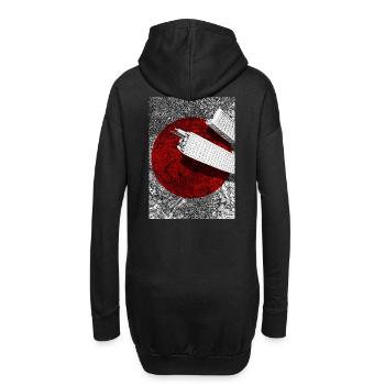 Highrise Inflation - Hoodie-Kleid - Schwarz - Hinten