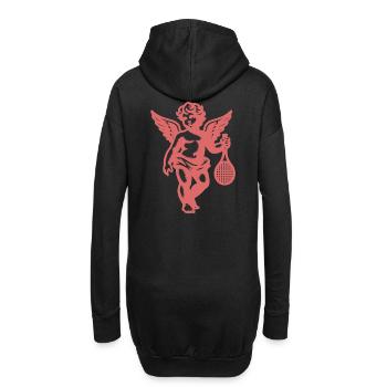 Tennis Angel Cherub Réanimation Renaissance Rétro - Sweat-shirt à capuche long Femme - noir - Dos