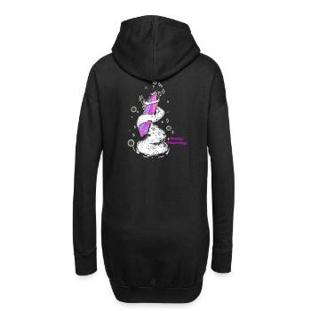 Mady Finale Piercing - Hoodie-Kleid - Schwarz - Hinten
