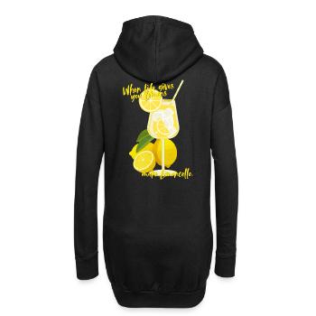 Limoncello - Hoodie-Kleid - Schwarz - Hinten
