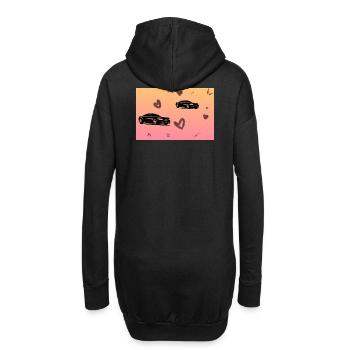 Auto  - Sweat-shirt à capuche long Femme - noir - Dos