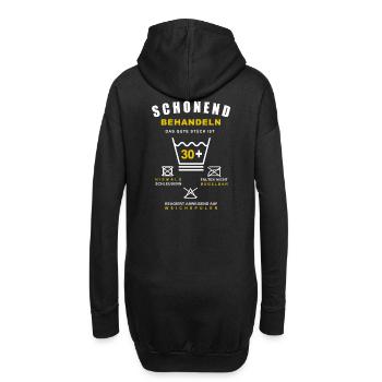 30 Geburtstag Schonend Behandeln Das Gute Stück - Hoodie-Kleid - Schwarz - Hinten