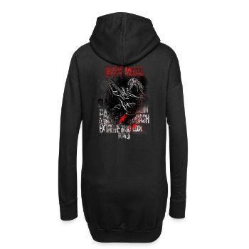 Heavy Metal - Hoodie-Kleid - Schwarz - Hinten
