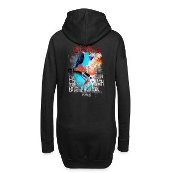 Heavy Metal - Hoodie-Kleid - Schwarz - Hinten