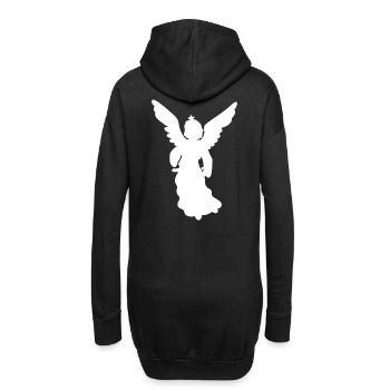 Ange Protecteur Ange Gardien Noël Noël - Sweat-shirt à capuche long Femme - noir - Dos