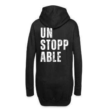 Motivation fitness imparable Sports imparables - Sweat-shirt à capuche long Femme - noir - Dos