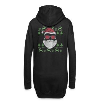 Weihnachten Ugly Christmas - Hoodie-Kleid - Schwarz - Hinten