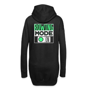 Rudern Rudersport - Hoodie-Kleid - Schwarz - Hinten