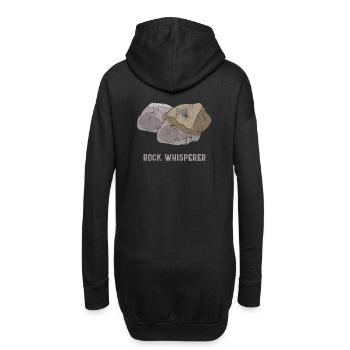 Geologe Geologie Steine - Hoodie-Kleid - Schwarz - Hinten