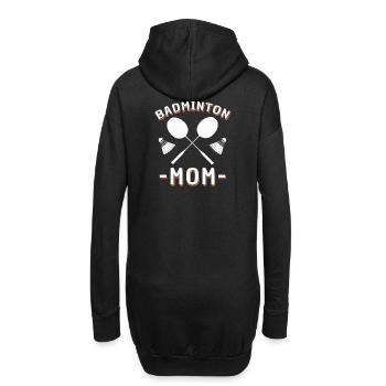 Maman Badminton - Sweat-shirt à capuche long Femme - noir - Dos