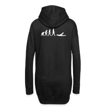 Surfen Evolution - Hoodie-Kleid - Schwarz - Hinten