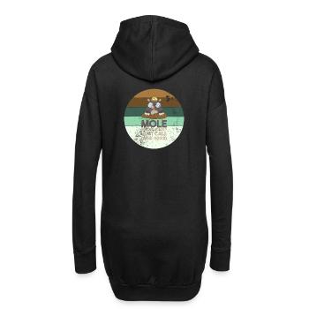 Maulwurf Maulwürfe Chemie - Hoodie-Kleid - Schwarz - Hinten